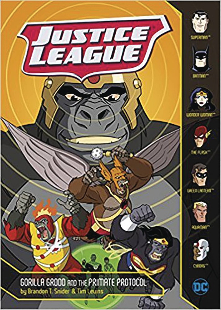 JUSTICE LEAGUE YR GORILLA GRODD & PRIMATE PROTOCOL