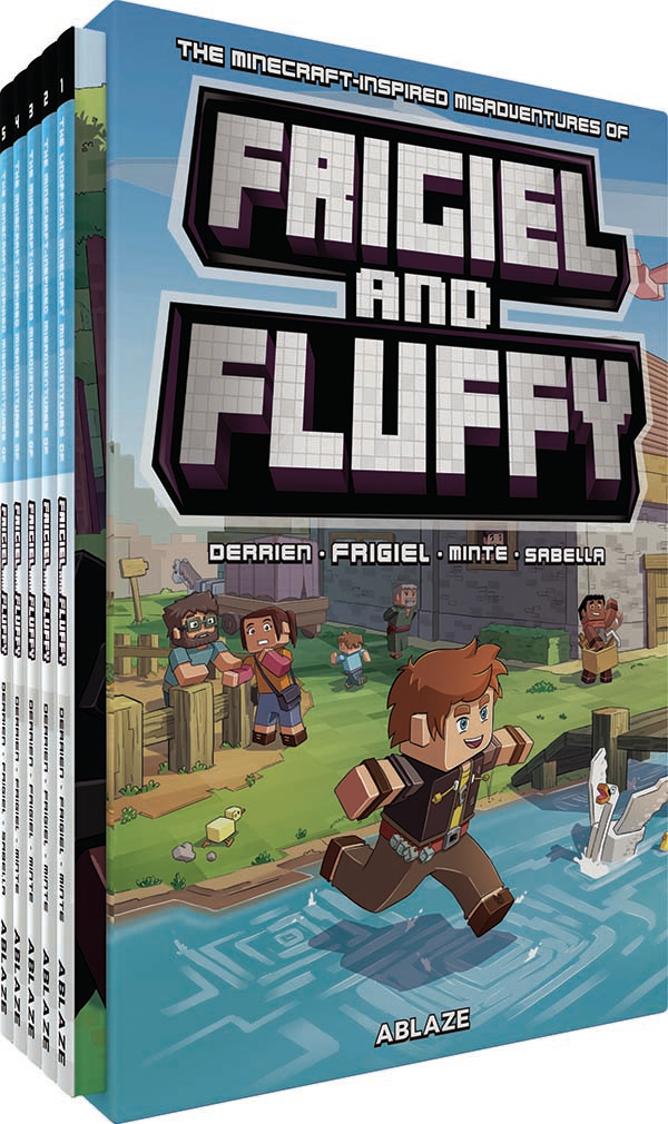 MINECRAFT MISADV OF FRIGIEL & FLUFFY 1-5 BOX SET