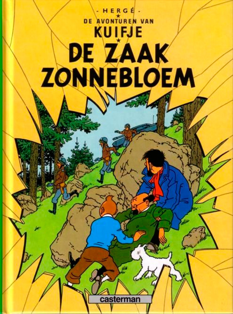 Kuifje Miniformaat De Zaak Zonnebloem