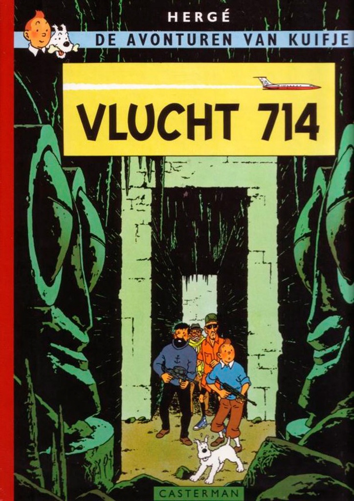 Kuifje Facsimile Kleur Vlucht 714