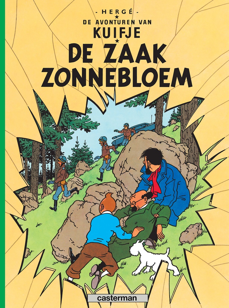 Kuifje Facsimile Kleur De Zaak Zonnebloem