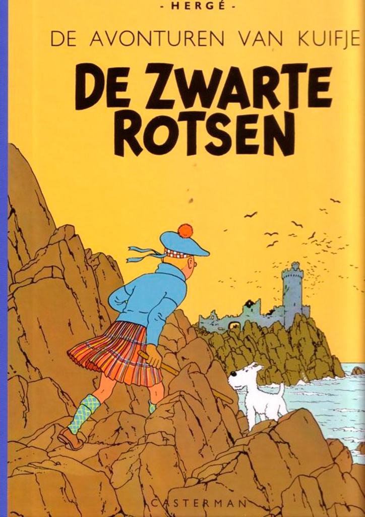 Kuifje Facsimile Kleur De Zwarte Rotsen