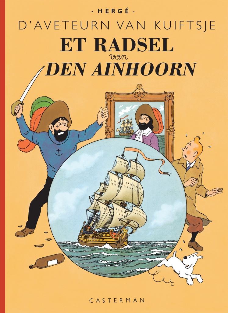 Kuifje Facsimile Dialect Het Geheim Van De Eenhoorn (Oostend