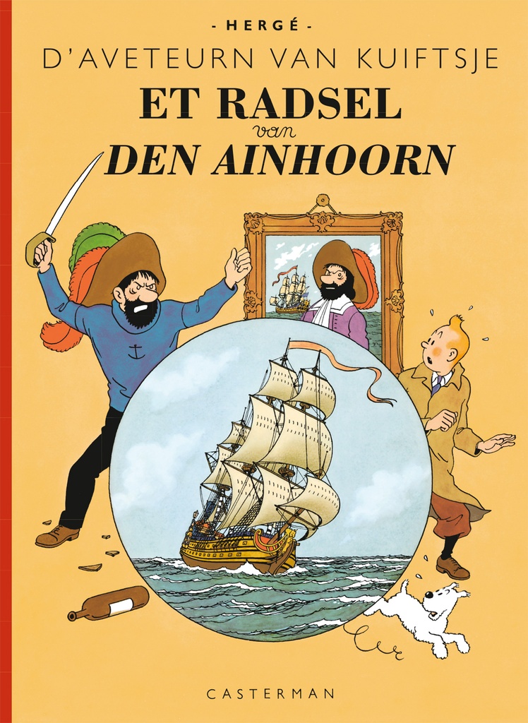 Kuifje Dialect Et Radsel Van Den Ainhoorn (Oostends)
