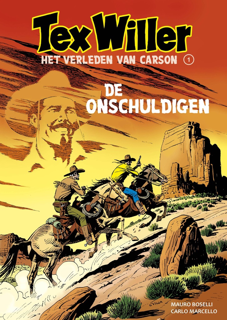 Tex Willer (zwartwit) 1 Het verleden van Carson 1 De onschuldigen