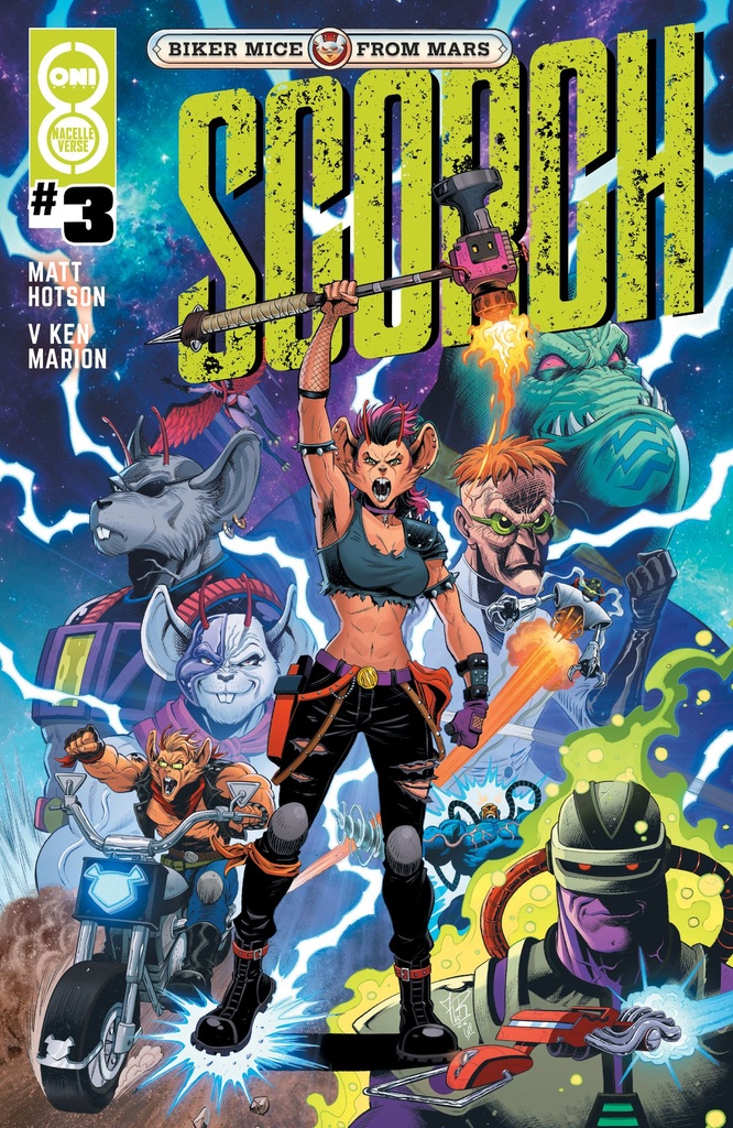 BIKER MICE FROM MARS SCORCH 3 CVR B JORDI TARRAGONA VAR