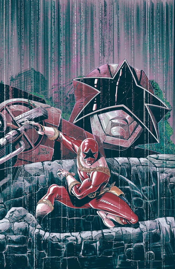 Power Rangers Green 3 C Tommy Oliver Card Stock Connecting VAR (Full Art  Mooneyham)