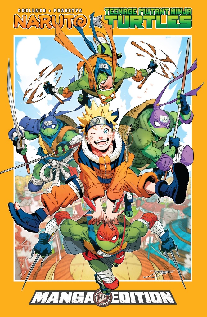 Naruto x TMNT--Manga Style Edition