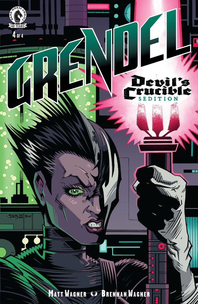 Grendel  Devils Crucible--Sedition 4 (CVR B) (John K  Snyder)