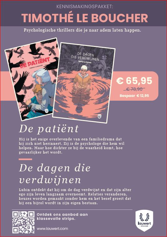 Timothé Le Boucher Kennismakingspakket: De patiënt + De dagen die verdwijnen