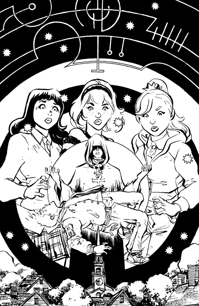 Archie in Hell #1 Cover L Jesse Lonergan B&W 1:250 Var