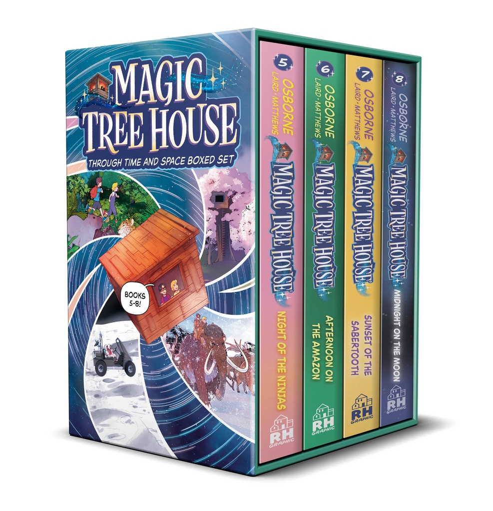 Magic Tree House Through Time Space Boxed Set  Graphic Novels 5-8