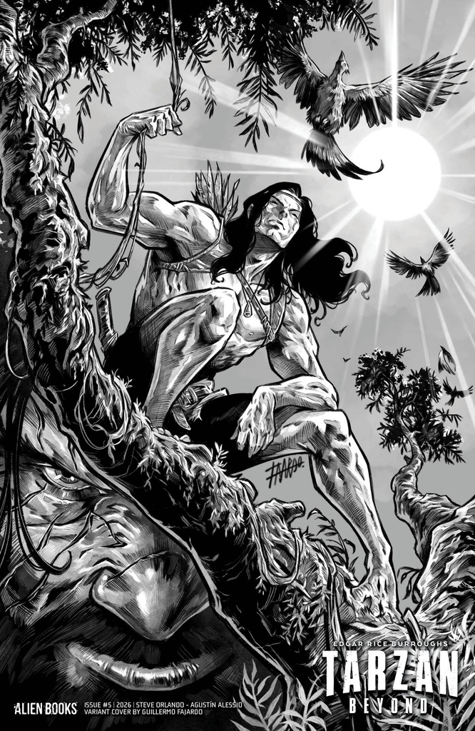 Tarzan Beyond #5 Variant D (Fajardo B&W)