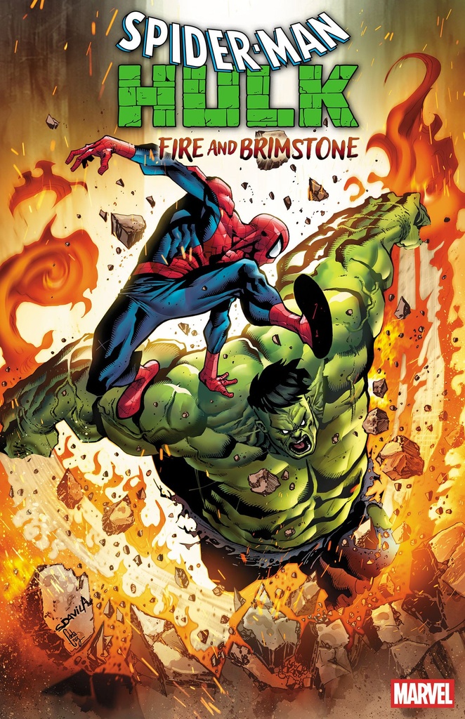 SPIDER-MAN/HULK: FIRE AND BRIMSTONE #4 SERGIO DAVILA 1:25 VA