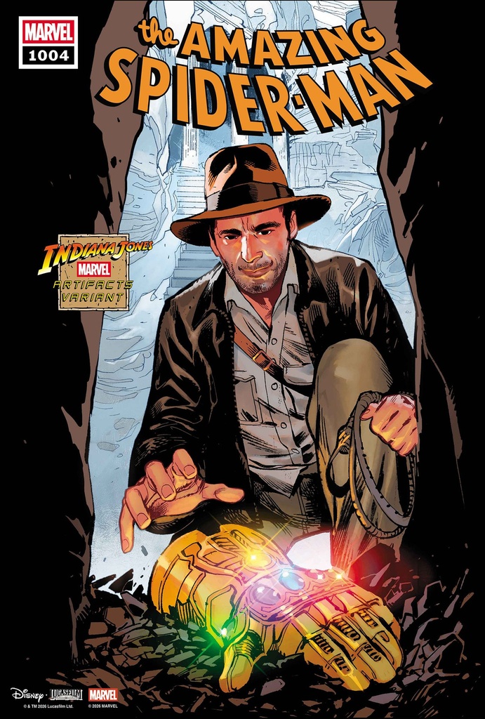 AMAZING SPIDER-MAN #1004 SARA PICHELLI INDIANA JONES MARVEL