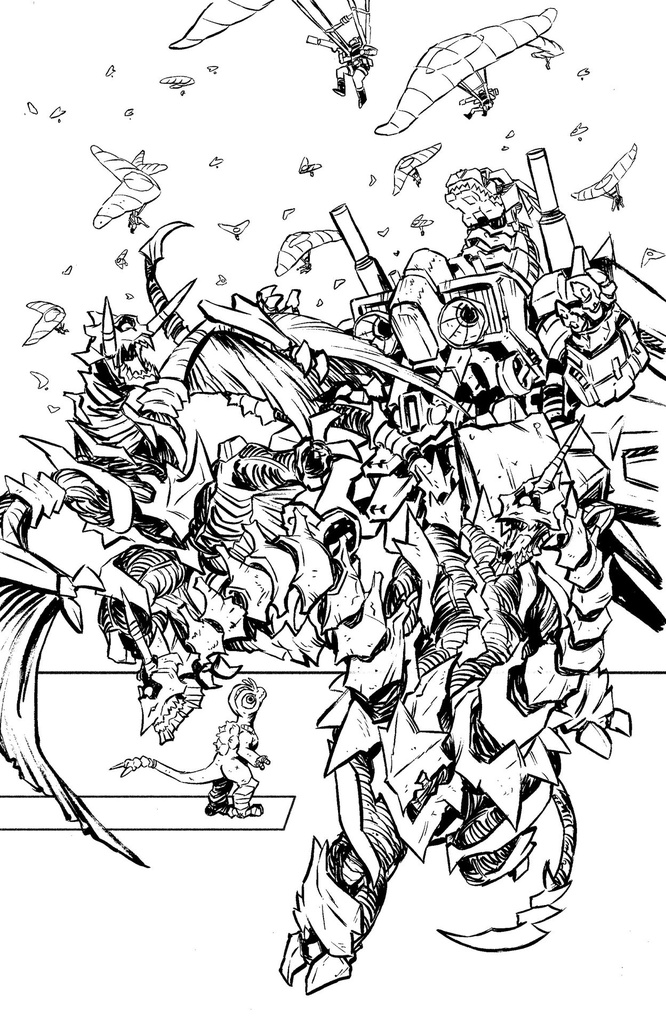 Starship Godzilla: Invasion X [Kai-Sei Era] #3 Variant RI (1