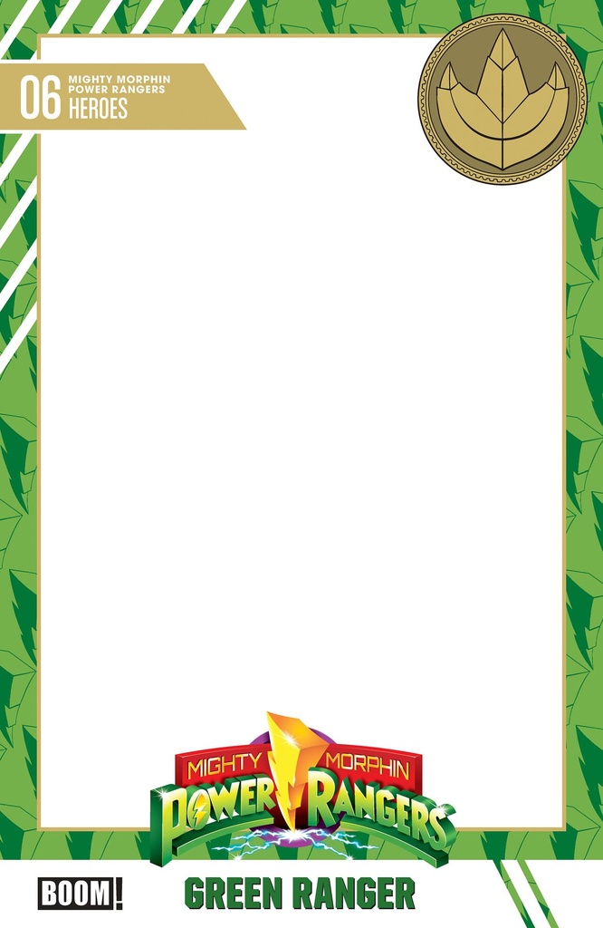 Mighty Morphin Power Rangers (2026) #6 D Trading Card Blank