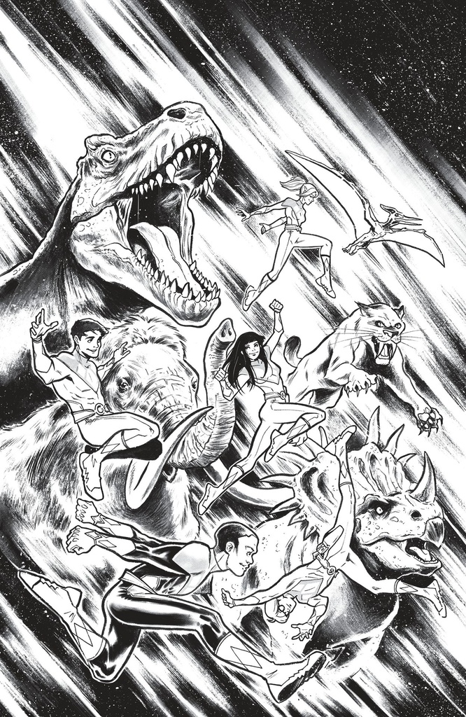 Mighty Morphin Power Rangers (2026) #6 H 1:25 INCV Variant (