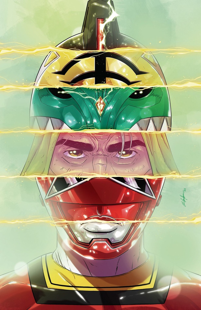 Power Rangers Green #4 F 1:20 INCV Variant (Full Art, Griffi