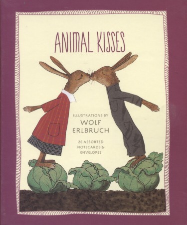 ANIMAL KISSES 20 NOTECARDS