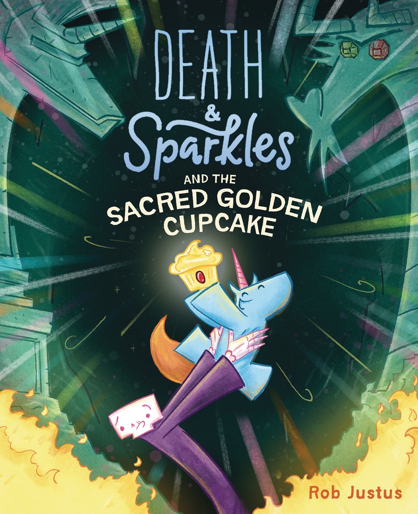 DEATH & SPARKLES 02 SACRED GOLDEN CUPCAKE