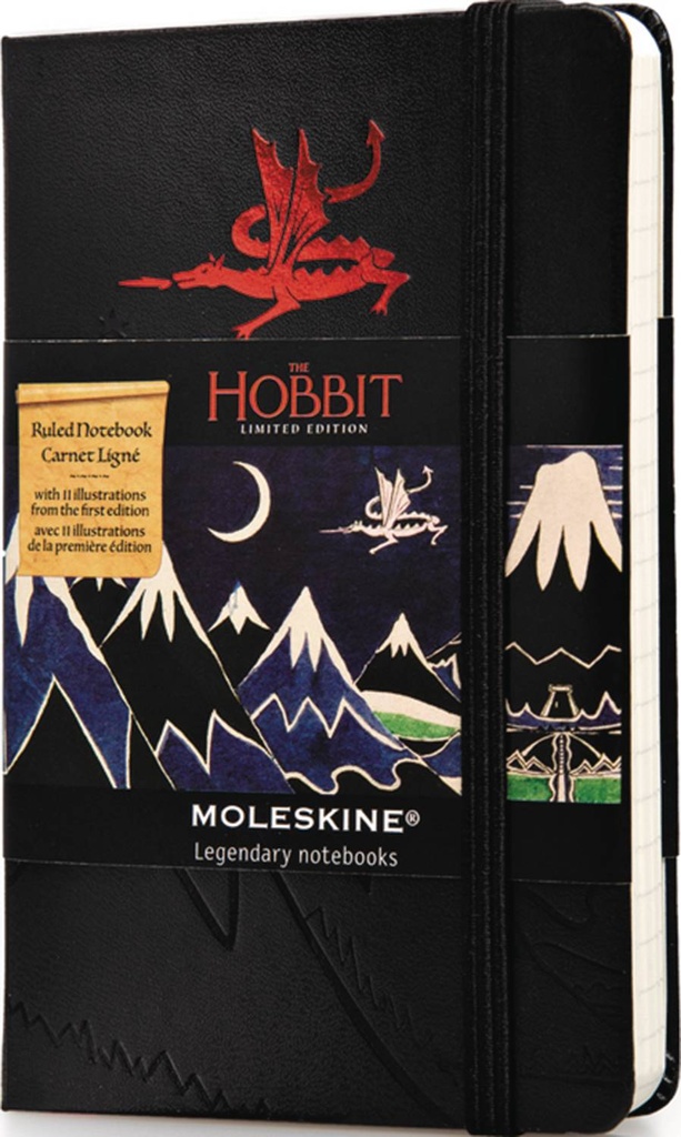 MOLESKINE HOBBIT LIMITED EDITION NOTEBOOK POCKET RULED BLACK