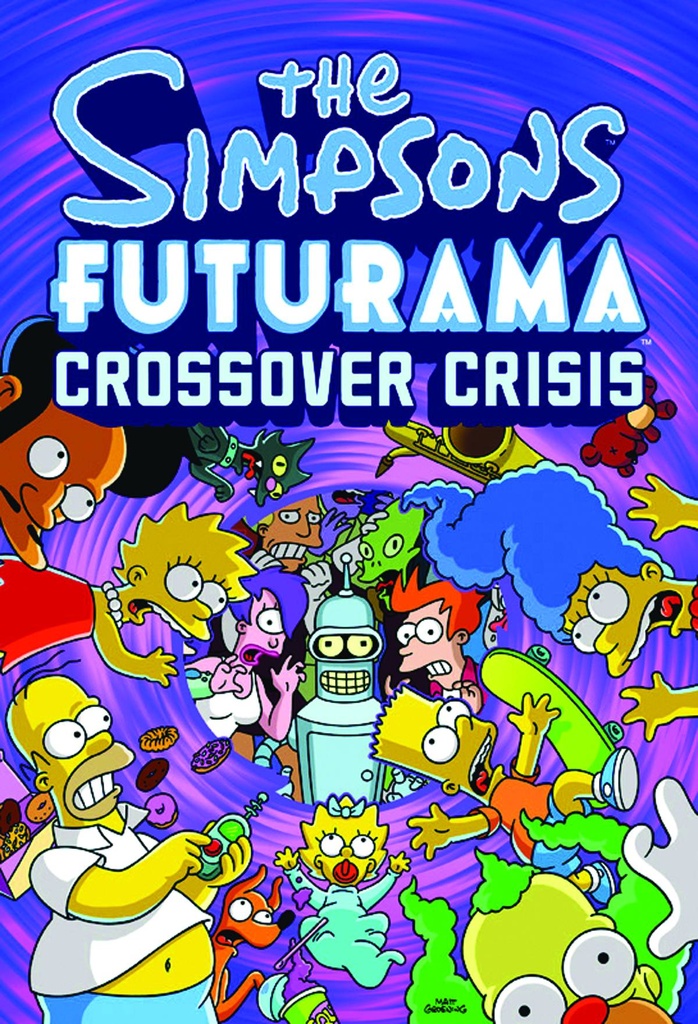 SIMPSONS FUTURAMA CROSSOVER CRISIS SLIPCASE HC