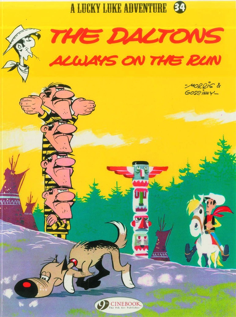 LUCKY LUKE 34 DALTONS ALWAYS ON RUN (ENG)
