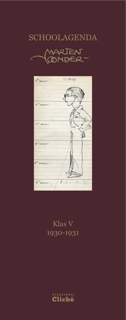 Marten Toonder schoolagenda klas V 1930 - 1931