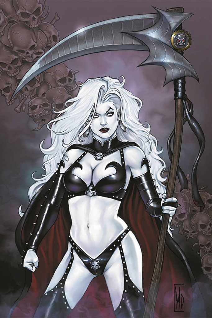 LADY DEATH RULES LTD SGN HC W PRINT