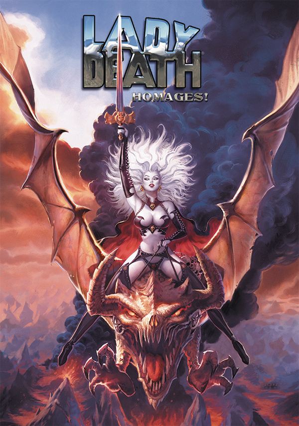 LADY DEATH HOMAGES SGN LTD ED ARTBOOK HC
