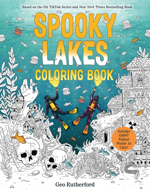 SPOOKY LAKES COLORING BOOK SC