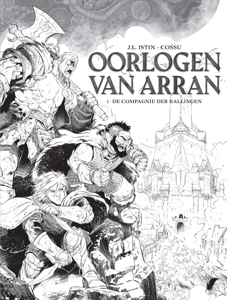 Oorlogen van Arran zwart-wit - D01 - De Compagnie der Ballin