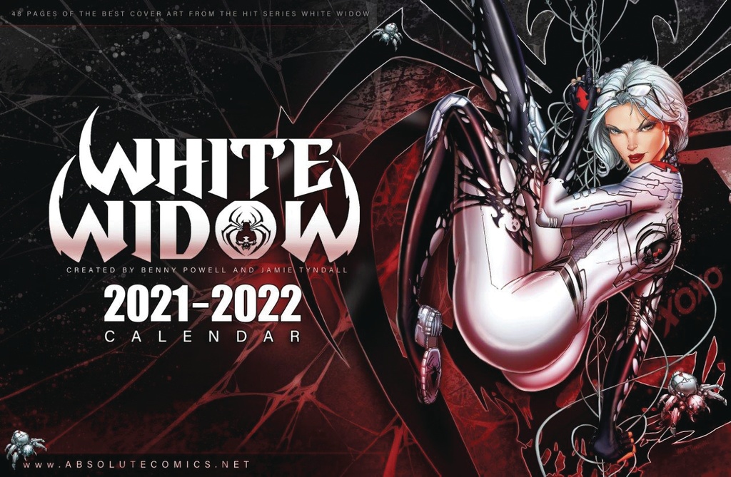 WHITE WIDOW 24 MONTH 2021 2022 WALL CALENDAR