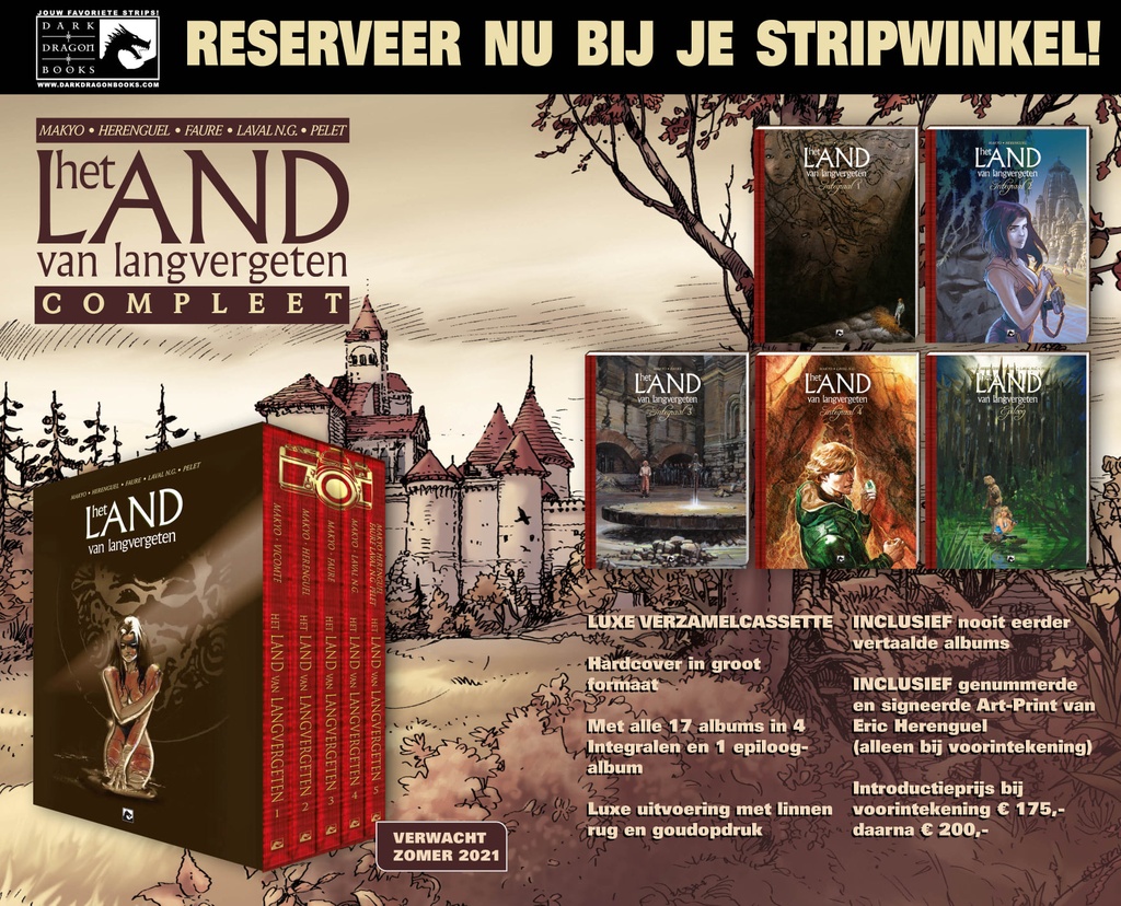 Het land van langvergeten COMPLEET in BOX