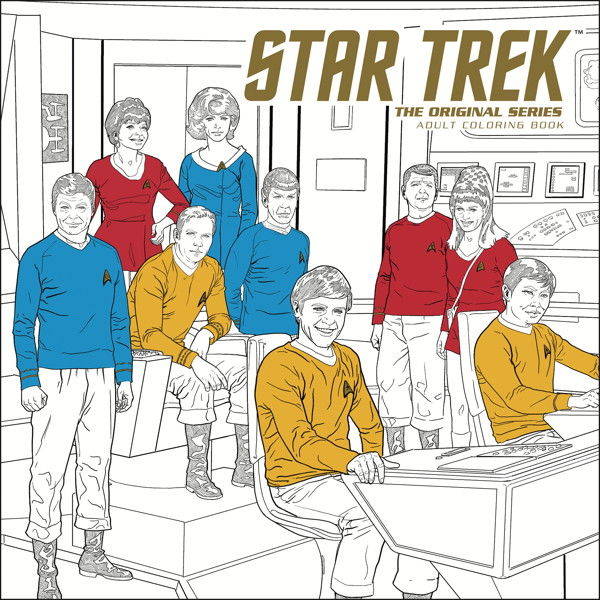 STAR TREK ORIGINAL SERIES ADULT COLORING 01