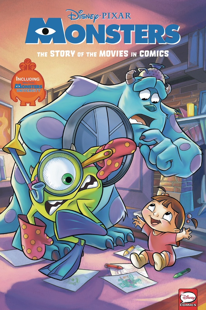 DISNEY PIXAR MONSTERS INC & UNIVERSITY MOVIE IN COMICS HC