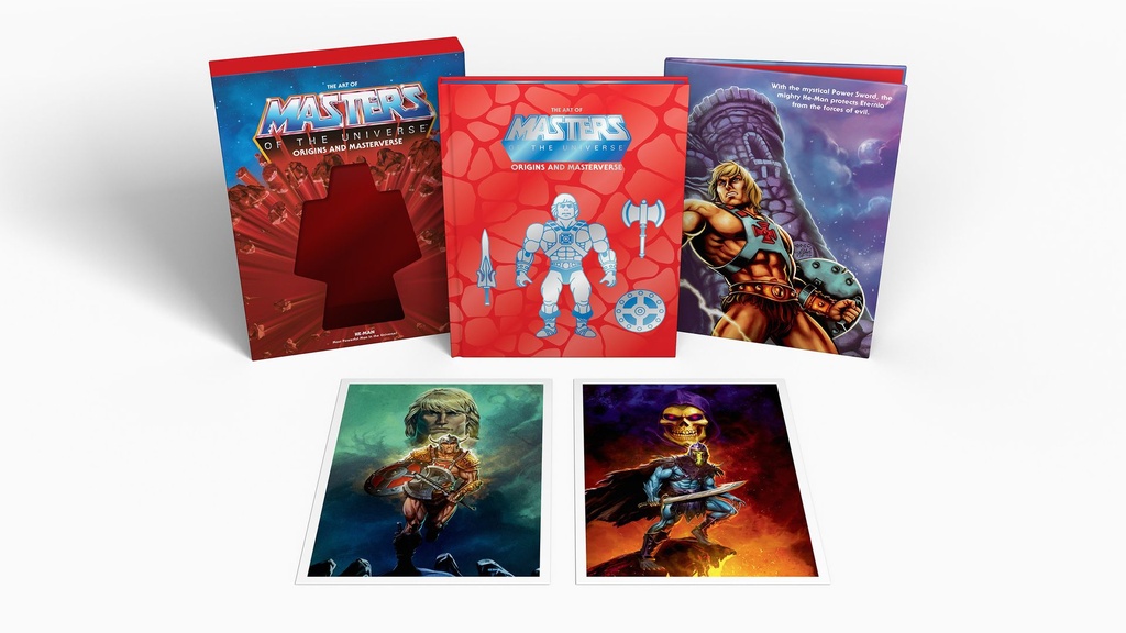 ART OF MASTERS OF UNIVERSE ORIGINS & MASTERVERSE DLX HC