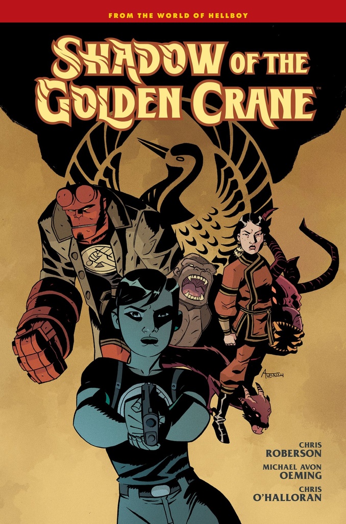SHADOW OF GOLDEN CRANE