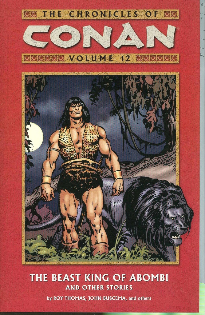 CHRONICLES OF CONAN 12 BEAST KING OF ABOMBI