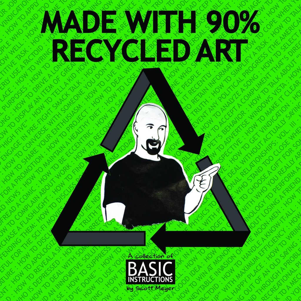 MADE WITH 90% RECYCLED ART