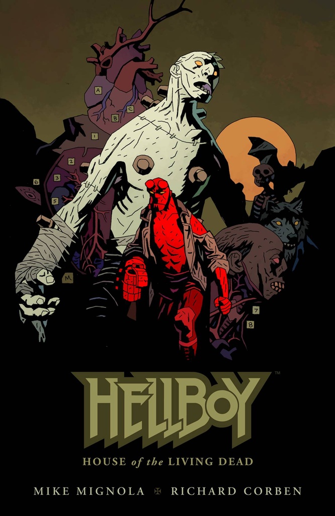 HELLBOY HOUSE OF THE LIVING DEAD HC