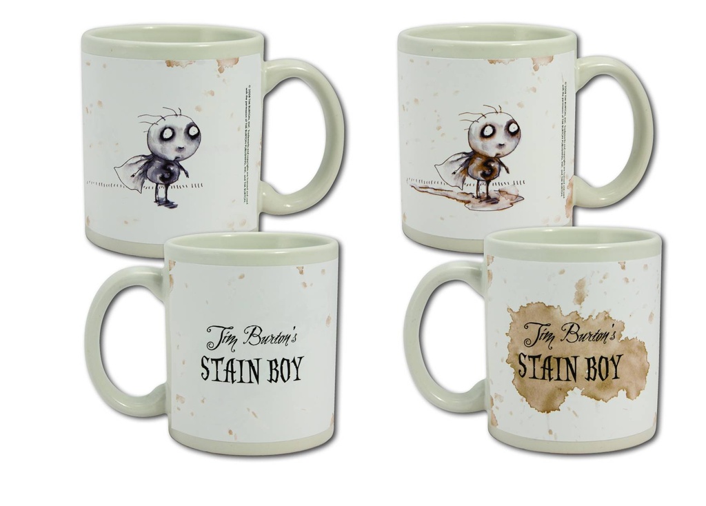TIM BURTON STAIN BOY 11 OZ HEAT SENSITIVE MUG