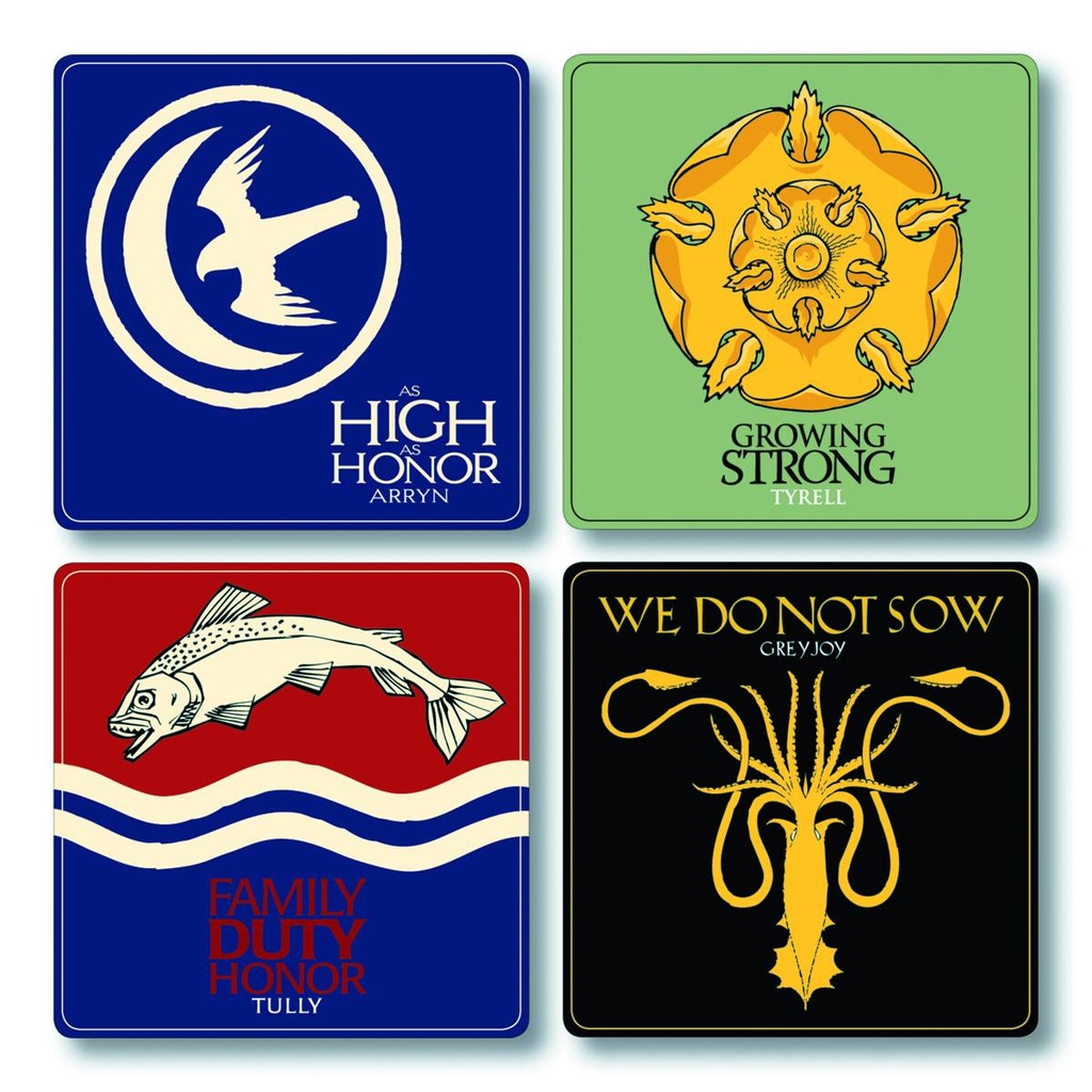 GAME OF THRONES COASTER SET SEASON 02
