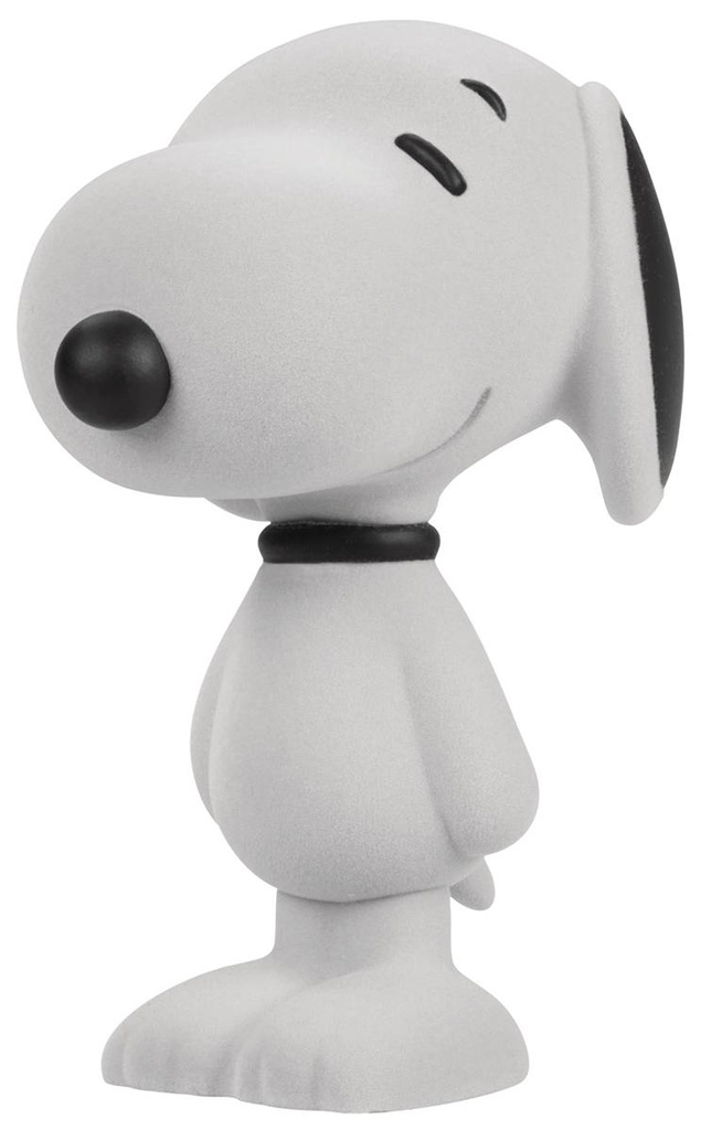 SNOOPY 5.5 IN FLOCKED VINYL FIGURE WHITE
