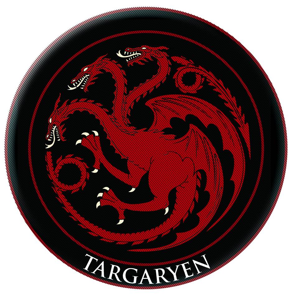 GAME OF THRONES EMBROIDERED PATCH TARGARYEN