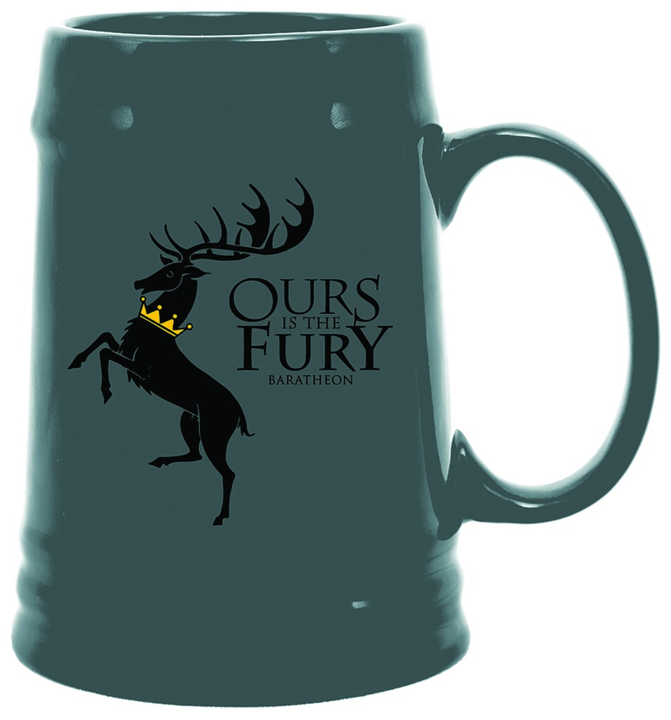 GAME OF THRONES CERAMIC STEIN BARATHEON SIGIL