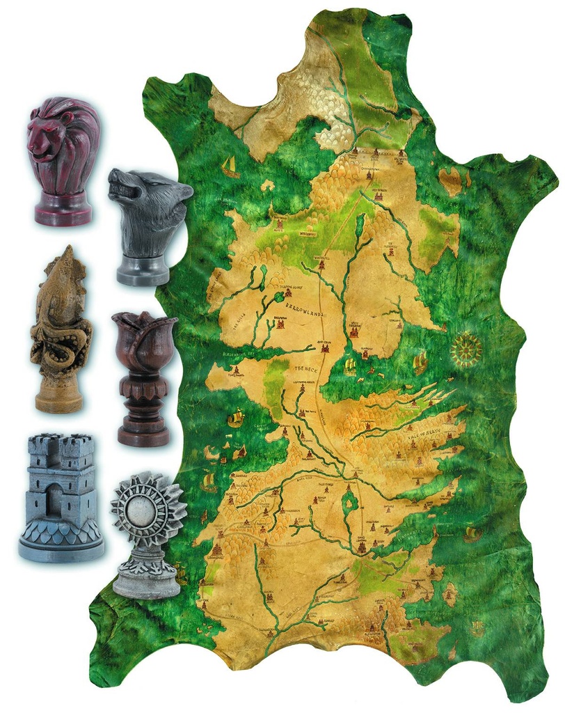 GAME OF THRONES MAP & MARKER SET