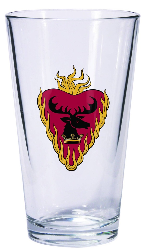 GAME OF THRONES PINT GLASS STANNIS