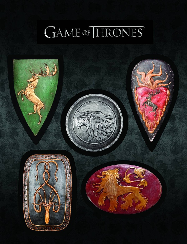 GAME OF THRONES MAGNET SET SHIELDS